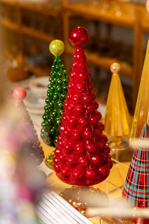 Midcentury Modern Hobnail Tree-Green Small - Imagen 3