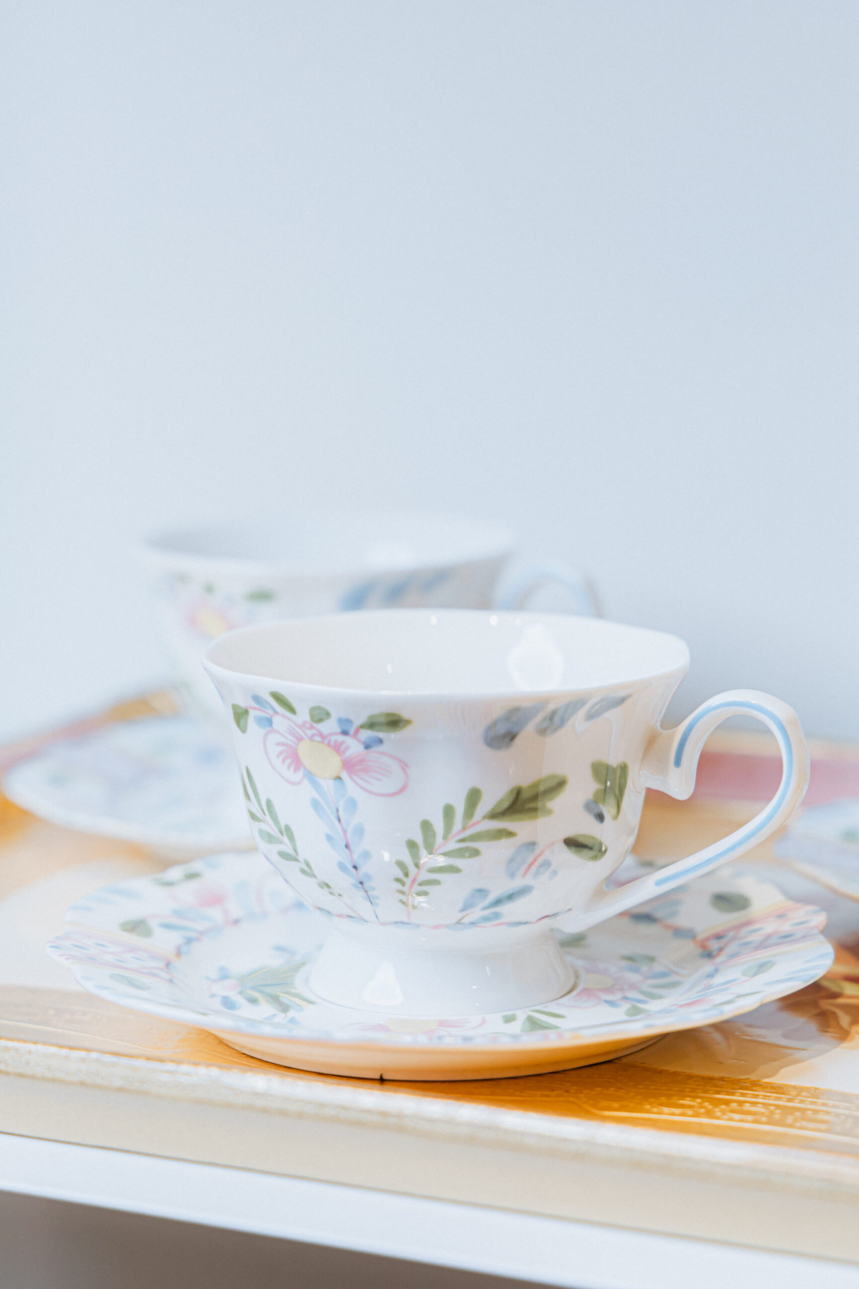Sorrento Coffee Cup and Saucer / Set Of 4 - Imagen 6