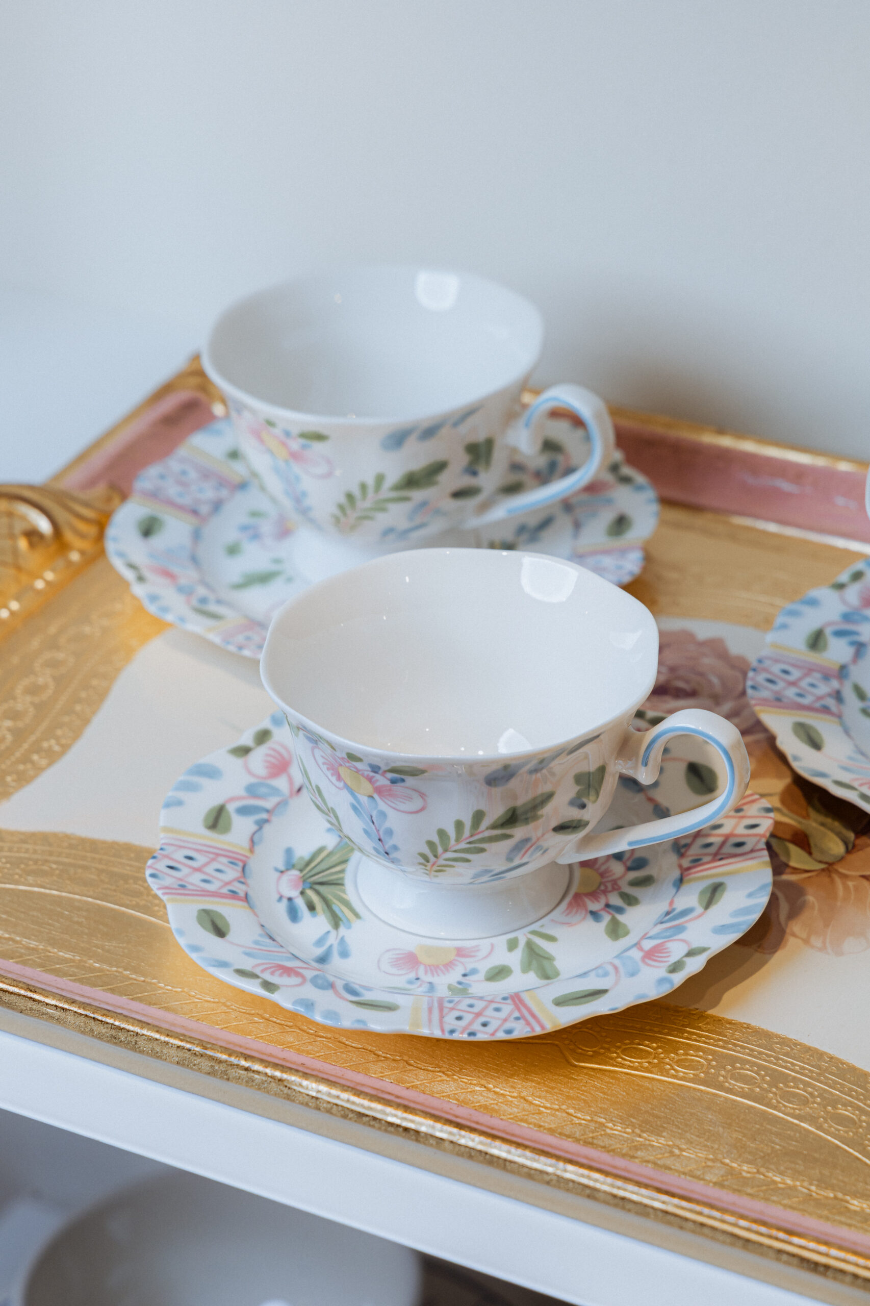 Sorrento Coffee Cup and Saucer / Set Of 4 - Imagen 4