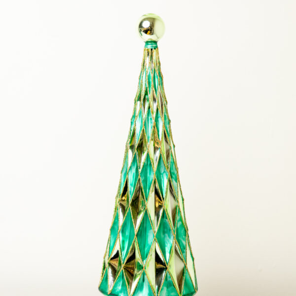 Mid Century Diamond Trees – Green Mint Small
