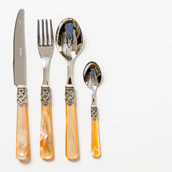 Ginevra Pearl Honey set 24 pcs cutlery