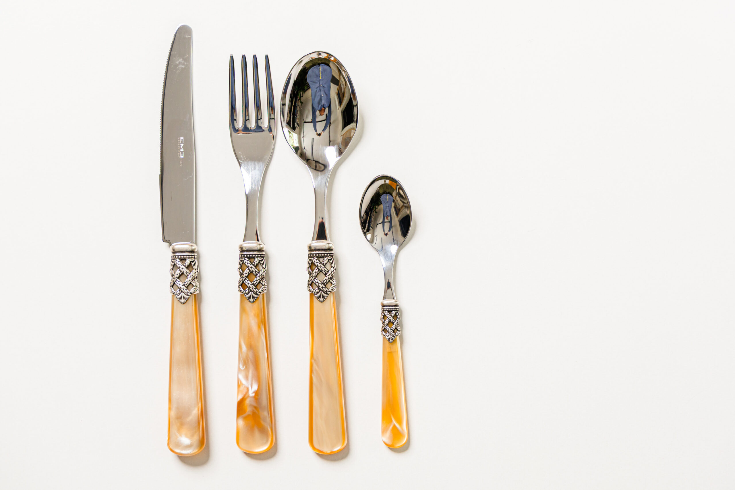 Ginevra Pearl Honey set 24 pcs cutlery
