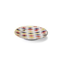 DESSERT PLATE QUADRI Ø 20,5 CM ROMBHUS DECAL GOLD RIM AND DETAILS - Imagen 2