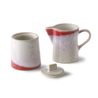 70s Ceramics Milk & Sugar Pot Frost - Imagen 2