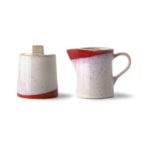 70s Ceramics Milk & Sugar Pot Frost