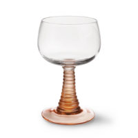 Swirl Wine Glass Nude / Set of 2