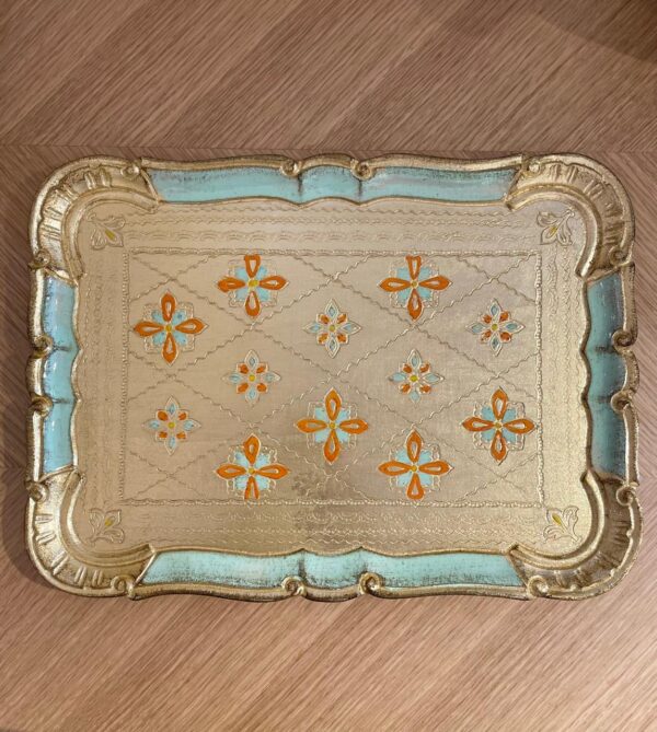 Tray Gold Leaf M / Tiffany