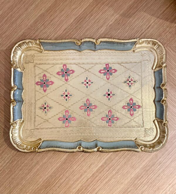 Tray Gold Leaf M / Gray