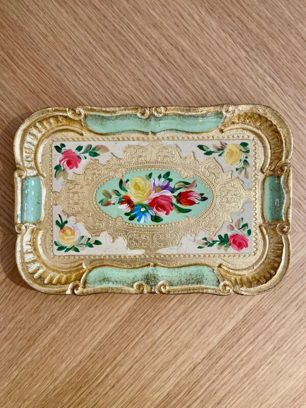Tray Gold Leaf S / Sage