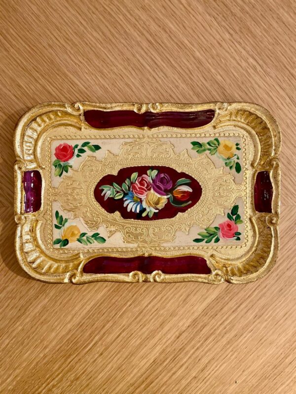 Tray Gold Leaf S / Bordeaux - Imagen 4