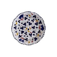 Assiette Plate 20 Cm Deruta Fleurs Blue Marine Set of 2