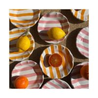 Assiette Plate 25 Cm Rayure Vert Clair / Set of 2 - Imagen 3
