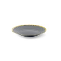 Fruit Plate Stone Gold Rim 20cm (SET DE 6) - Imagen 4
