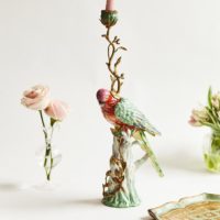 Candle holder parrot deluxe - Imagen 2