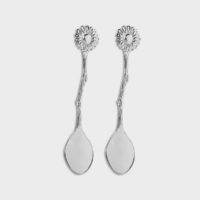 Spoon daisy silver set of 2