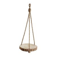 Round Paulownia Hanging Wood Slice 10"