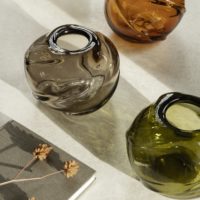 Water Swirl Vase Round - Imagen 2
