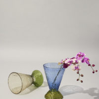ABYSS VASE LIGHT BLUE/OLIVE - Imagen 6
