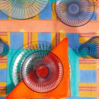 ORGANZA NAPKIN ORANGE 50 X 50CM - Imagen 5