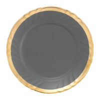 Fruit Plate Stone Gold Rim 20cm (SET DE 6)