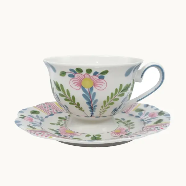 Sorrento Coffee Cup and Saucer / Set Of 4