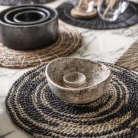 Placemat, Black-white, Seagrass - Imagen 2