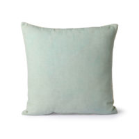 Striped velvet cushion mint/green - Imagen 3