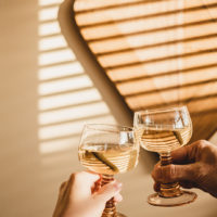 Swirl Wine Glass Nude / Set of 2 - Imagen 3
